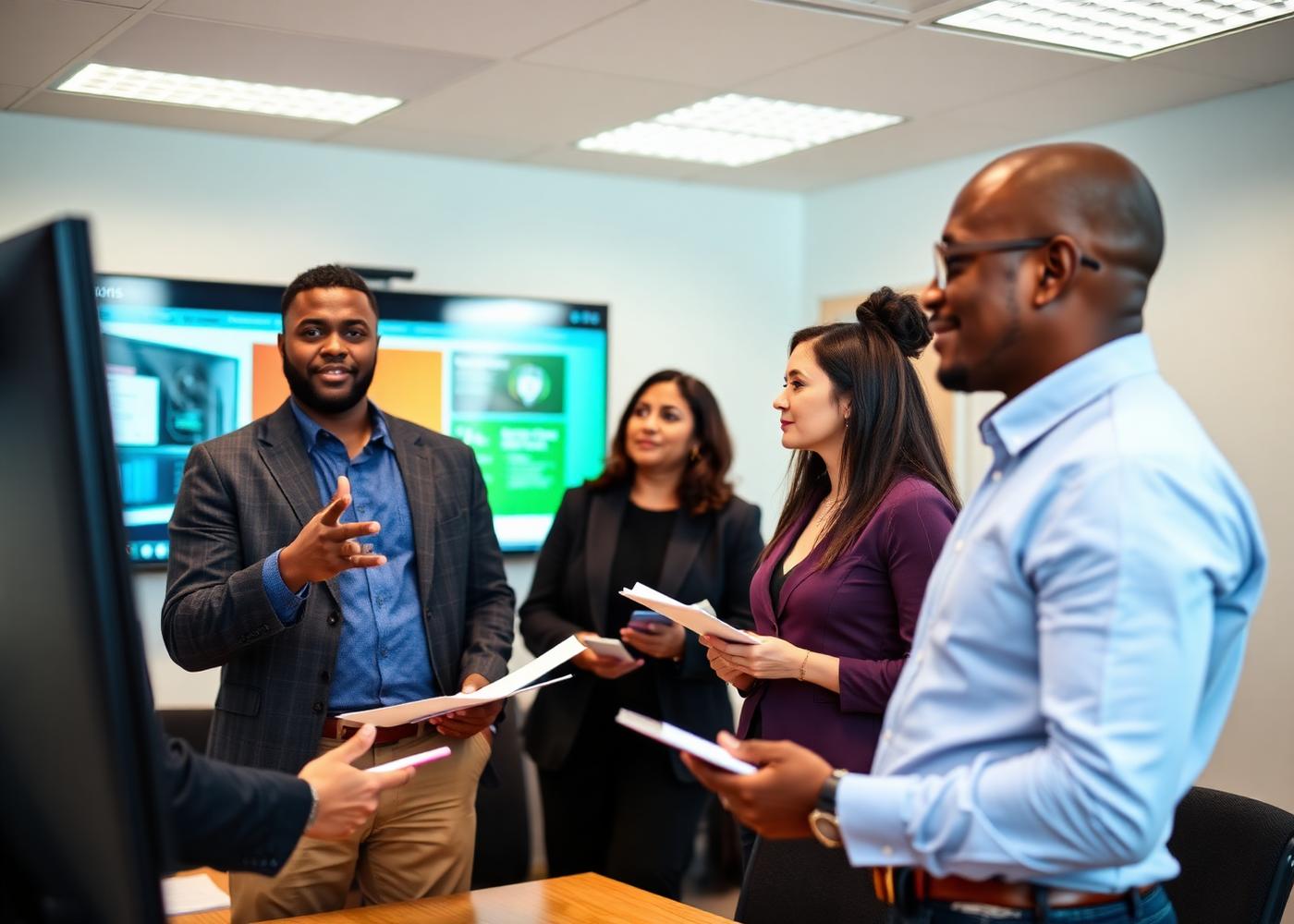 Session de formation CLIAK avec une équipe cliente